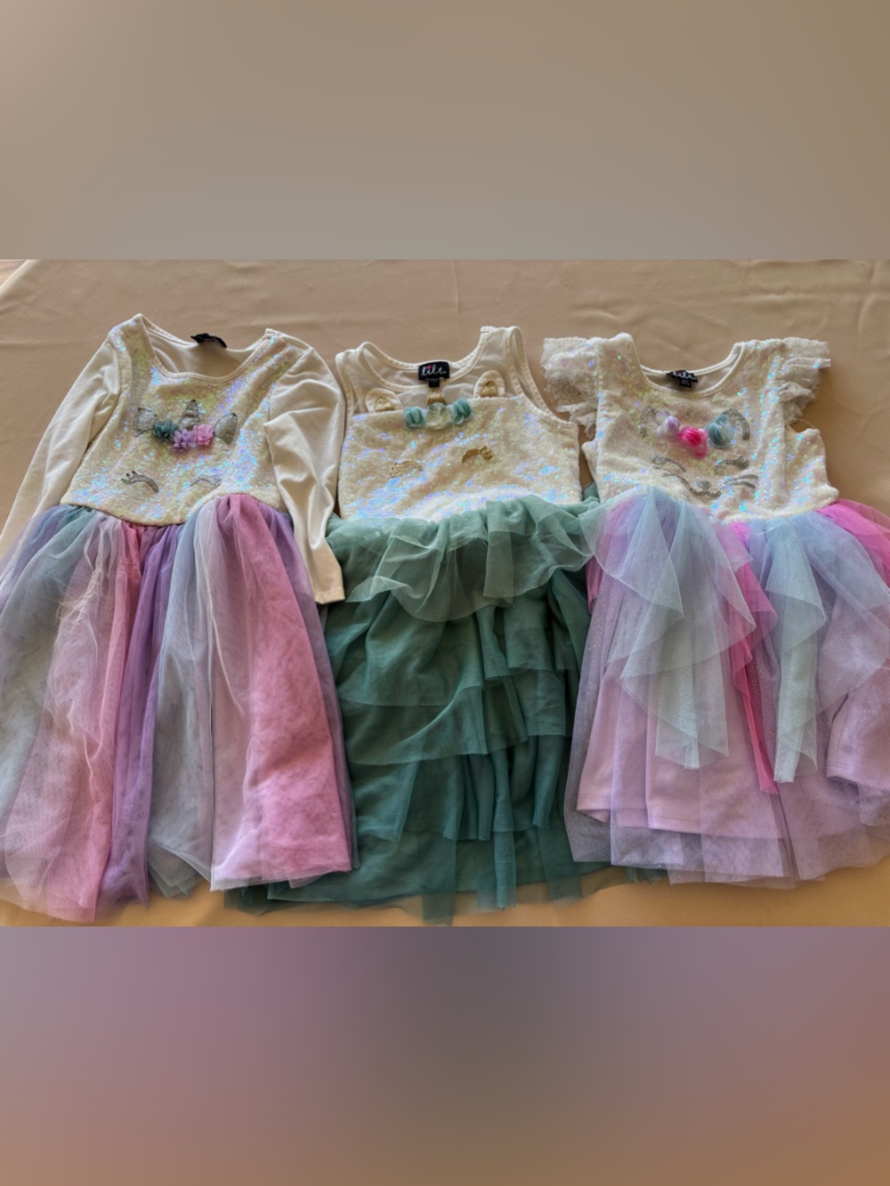 Bundle of 3 Lilt Sparkling Unicorn Dresses